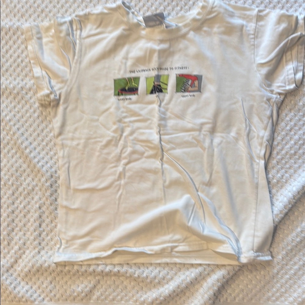 Freestyle White Short Sleeve Tee-Athletic EUC